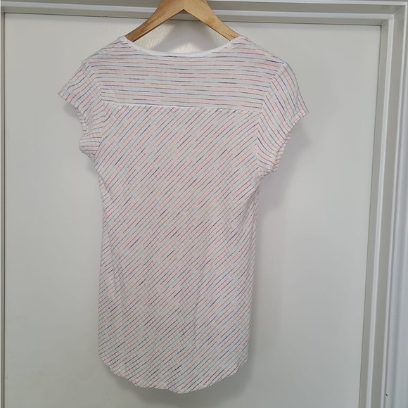 Maeve Anthropologie Rainbow Leila Wrap Top Size M - Picture 6 of 6